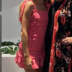 pink boutique dress, worn once!